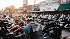 Bikers at the 78th annual rally in Sturgis, South Dakota.