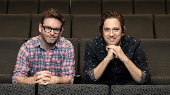 Queensland Theatre’s artistic director Sam Strong and author of Boy Swallows Universe Trent Dalton are eager to see the theatre production come into fruition.