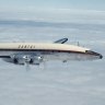 A Qantas Lockheed Constellation.