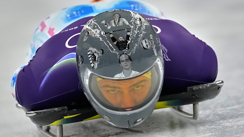 Ukrainian athlete disqualified over helmet