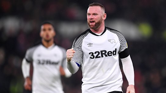 Wayne Rooney made an instant impact for Derby in the Championship.
