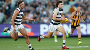 Jordan Clark in action during round three. 