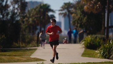 Tom Wark will compete in his first Sun-Herald City2Surf this year after taking up running during Sydney's lockdown.