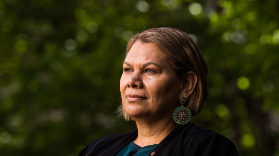 ‘I feel like we’re at a turning point in this nation’ ... West Australian Greens senator Dorinda Cox at Parliament House on Thursday. 