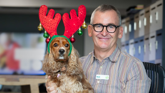 CEO of Woolworths Brad Banducci, saves the good news until last.