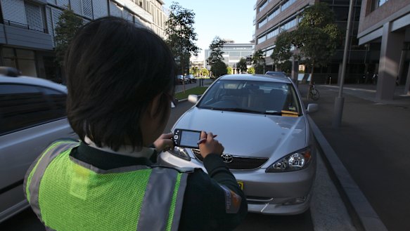 City of Sydney rangers issue by far the most tickets of any of the councils.