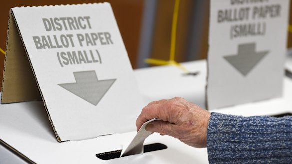 Half the Victorians on the electoral roll are expected to vote early in the next federal election. 