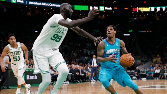 Tacko Fall (99) during a pre-season game against Charlotte earlier this month.