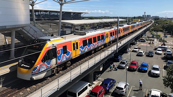 It costs $21.90 to catch the Airtrain to Brisbane Airport from inner-city stations.