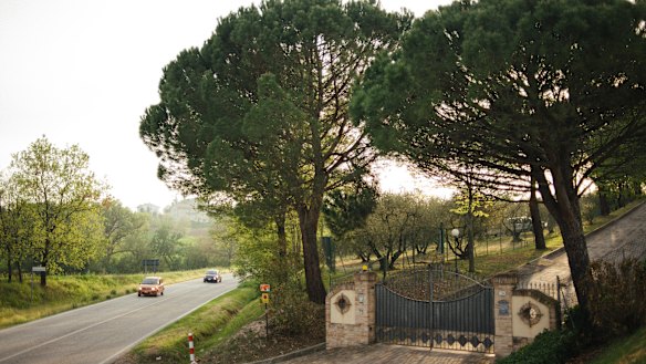 The place where the body of Pamela Mastropietro, a Roman teenager, was found near Macerata.