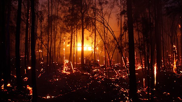 The Hillville fire on Friday night.