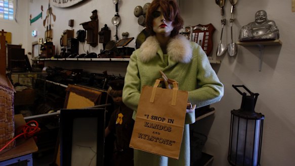 An exhibit in the Kandos Museum.