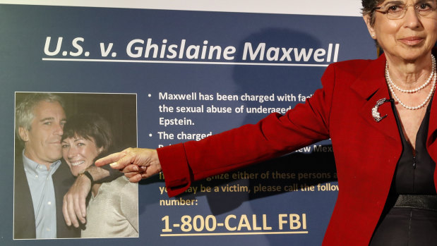 Audrey Strauss, acting US attorney for the Southern District of New York, at a news conference to announce charges against Ghislaine Maxwell in July.
