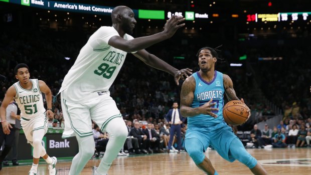 Tacko Fall (99) during a pre-season game against Charlotte earlier this month.