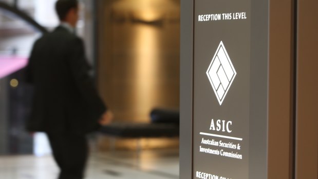  ASIC has said it is taking a tougher line.