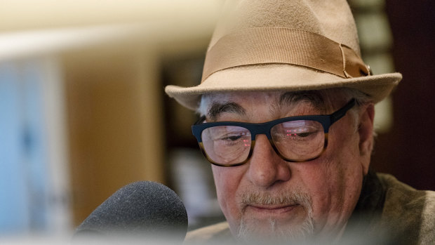 Michael Savage hosts his conservative talk radio show from his home in Tiburon, California.