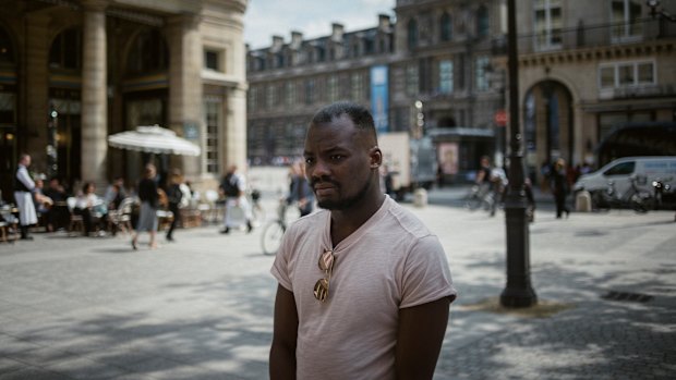 Jean-Daniel Zamor, president of the Independent Deliverymen’s Collective in Paris.