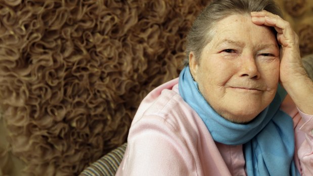 Author Colleen McCullough, in 2008. 
