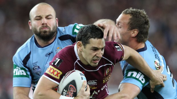 Billy Slater once again helped torture the Blues.