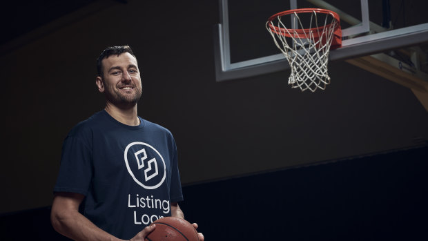 Andrew Bogut says there is a gap in the market for Listings Loop. 
