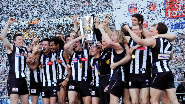 Collingwood were grand final winners, after a replay, in 2010.
