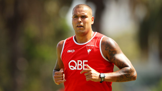 Lance Franklin will start running next week but is not likely to be playing in round one.
