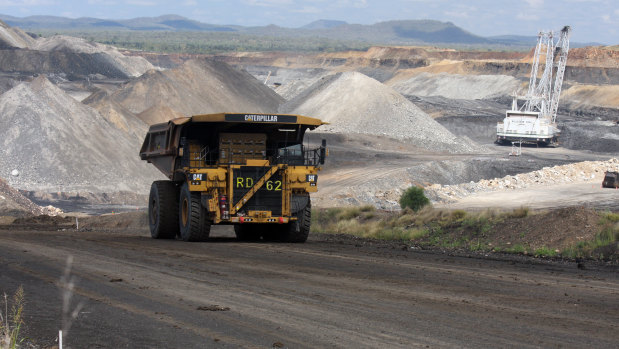 Glencore's Rolleston open cut coal mine in Queensland's Bowen Basin.