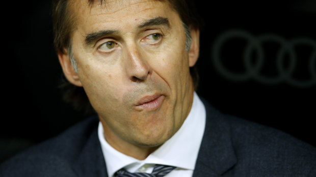 "I feel absolutely supported, I'm calm and focused on my work": Julen Lopetegui.