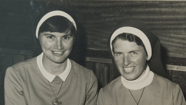 Sister Margaret Fitzgerald and Sister Genevieve Walsh in 1969.