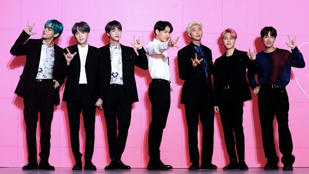 K-Pop band BTS debuted at No.1 on the US music charts in April 2019, the first Korean band to do so.