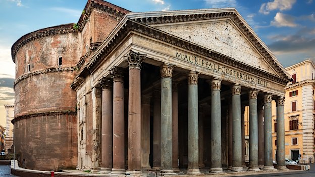 Rome’s finest historic attraction ... the Pantheon.