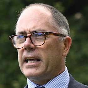 Dumped: Richard Riordan is a supporter of former leader Brad Battin.