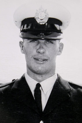 Wayne Laver as a young cop.