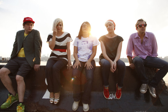 Hanna’s band The Julie Ruin in 2014.