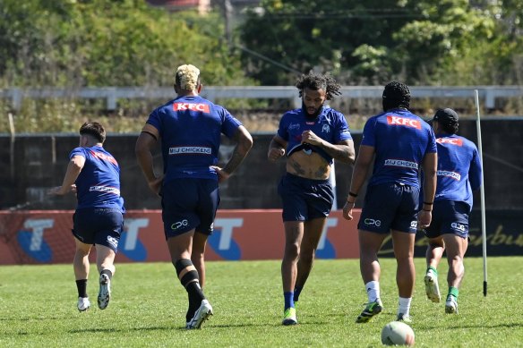 The Bulldogs train at Belmore during the week.