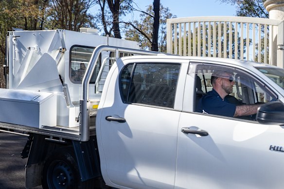 A number of dogs were removed from a property on Badgally Road in Eschol Park.
