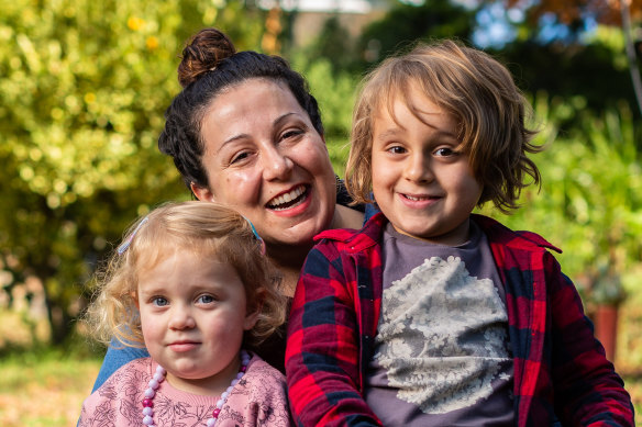 Dani Dafoulis, 40, said the government’s new childcare plan won’t benefit her because her youngest daughter is only in childcare for one more year.
