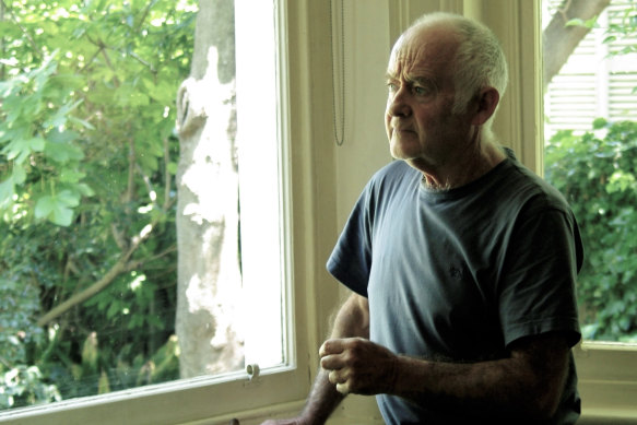 Peter Booth in his studio.