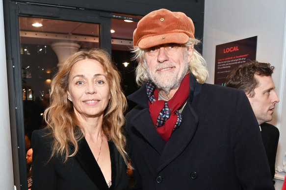 Geldof with his wife, Jeanne Marine, who he met 30 years ago.
