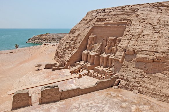 Abu Simbel … we had the temples to ourselves.