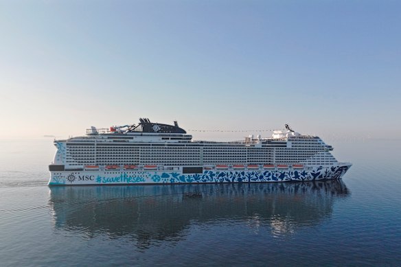 MSC Euribia can sail net-zero at least some of the time.