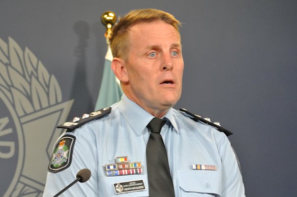 Acting Chief Superintendent Heath McQueen.