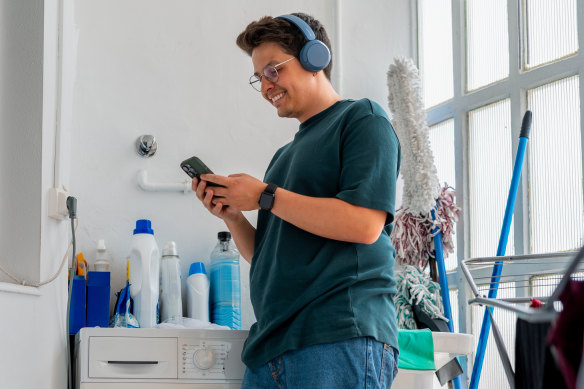 Listening to one of your favourite podcasts can help create positive associations with cleaning.