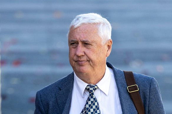 Dr Brian Beer leaves court.