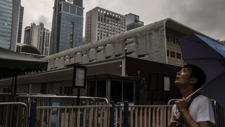 The Consulate-General of the United States in Guangzhou, China. The high-pitched chirping that diplomats heard while working here might be explained by a phenomenon known as the Frey effect.