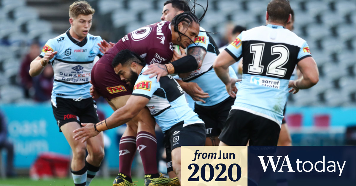 NRL 2020: No Tom Trbojevic, no Manly Sea Eagles as Cronulla Sharks thump undermanned Sea Eagles