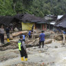 Dozens dead in floods, landslides on Indonesia's Sumatra island