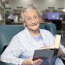 SH: Dorothy Joyce McGillivray, a 96-year-old from Liverpool, has reached a significant milestone in the history of Liverpool City Library, having borrowed  over 14,000 titles as its longest-serving member. 19th May 2021, Photo: Wolter Peeters, The Sun Herald.
