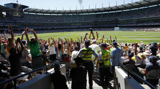 Victorian Premier Daniel Andrews is hoping for a crowd of 80,000 or more at the MCG on Boxing Day.