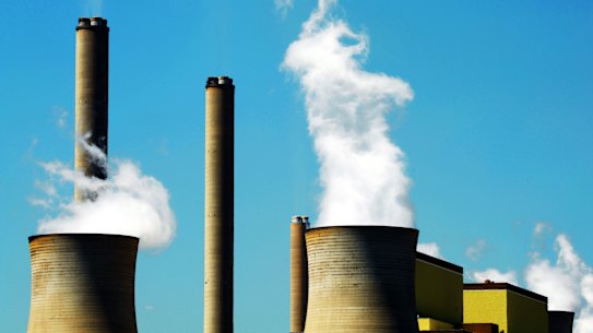 Emissions from the electricity sector are rising.